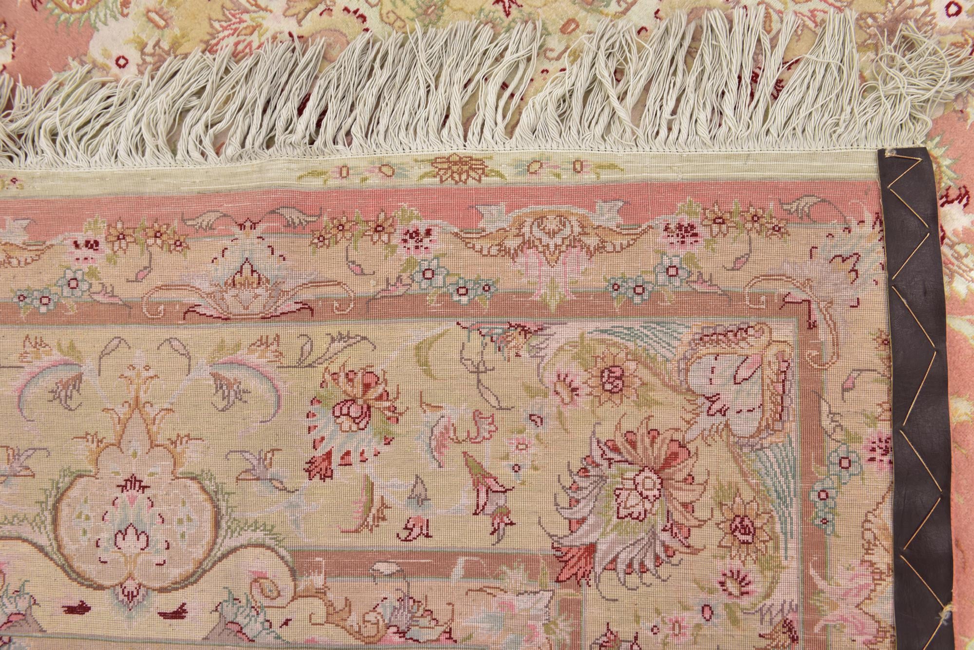 6' 8 x 10' 2 Hand Knotted Tabriz Persian Rug