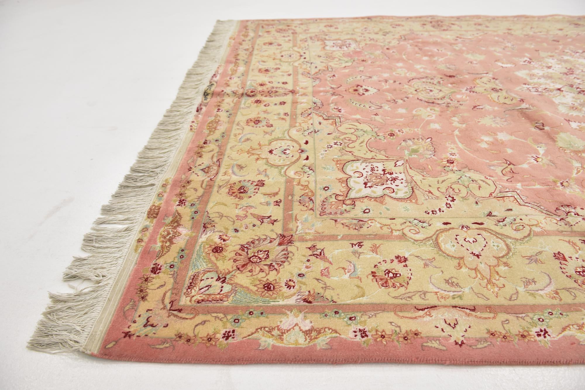 6' 8 x 10' 2 Hand Knotted Tabriz Persian Rug