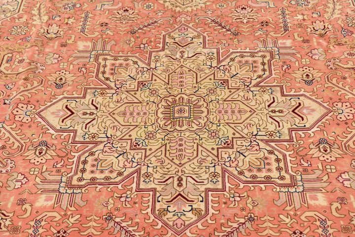 6' 6 x 10' 4 Hand Knotted Tabriz Persian Rug