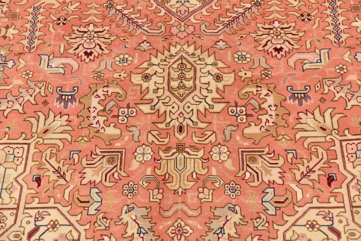 Detail image of 6' 6 x 10' 4 Hand Knotted Tabriz Persian Rug