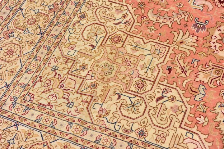 6' 6 x 10' 4 Hand Knotted Tabriz Persian Rug