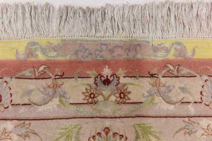 Detail image of 6' 6 x 10' 3 Hand Knotted Tabriz Persian Rug