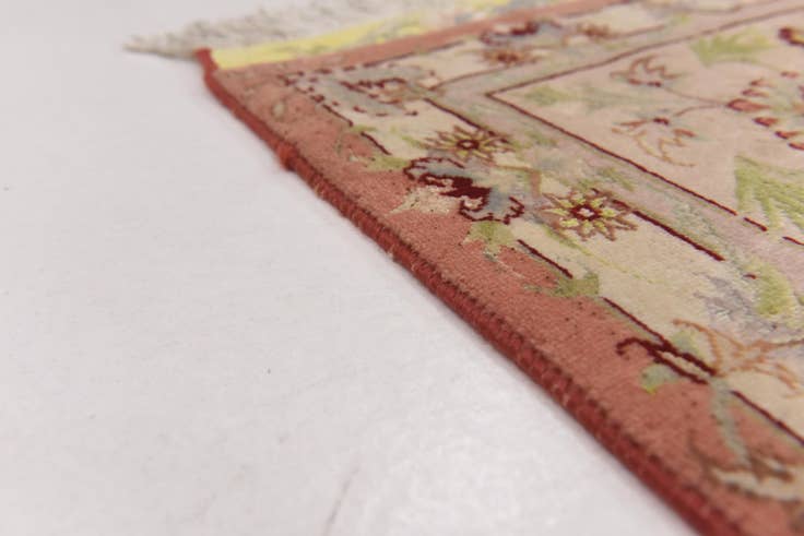 Detail image of 6' 6 x 10' 3 Hand Knotted Tabriz Persian Rug