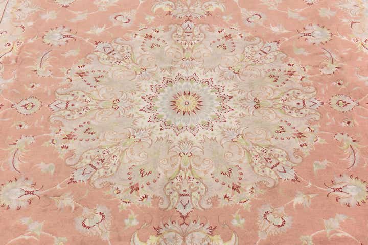 6' 6 x 10' 3 Hand Knotted Tabriz Persian Rug