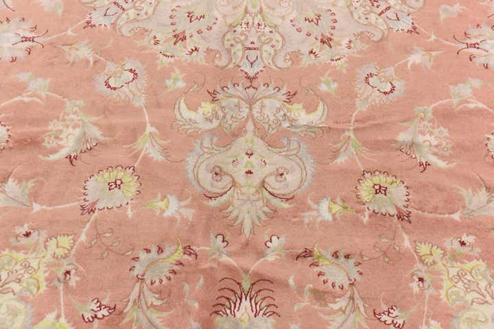 6' 6 x 10' 3 Hand Knotted Tabriz Persian Rug