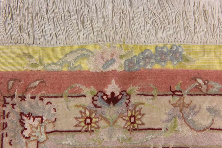 6' 6 x 10' 3 Hand Knotted Tabriz Persian Rug