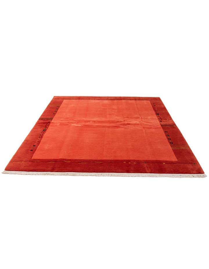 6' 7 x 8' 1 Hand Knotted Tibet Wool Rug