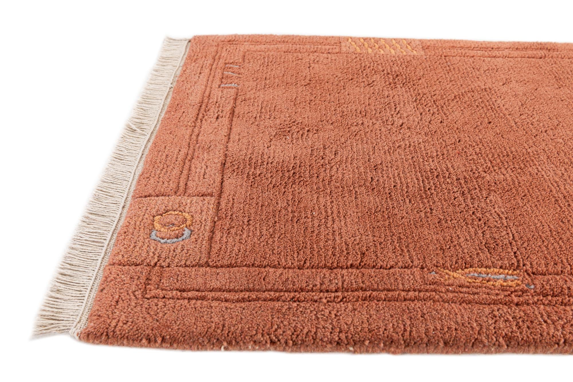 3' 1 x 5' 3 Hand Knotted Tibet Wool Rug