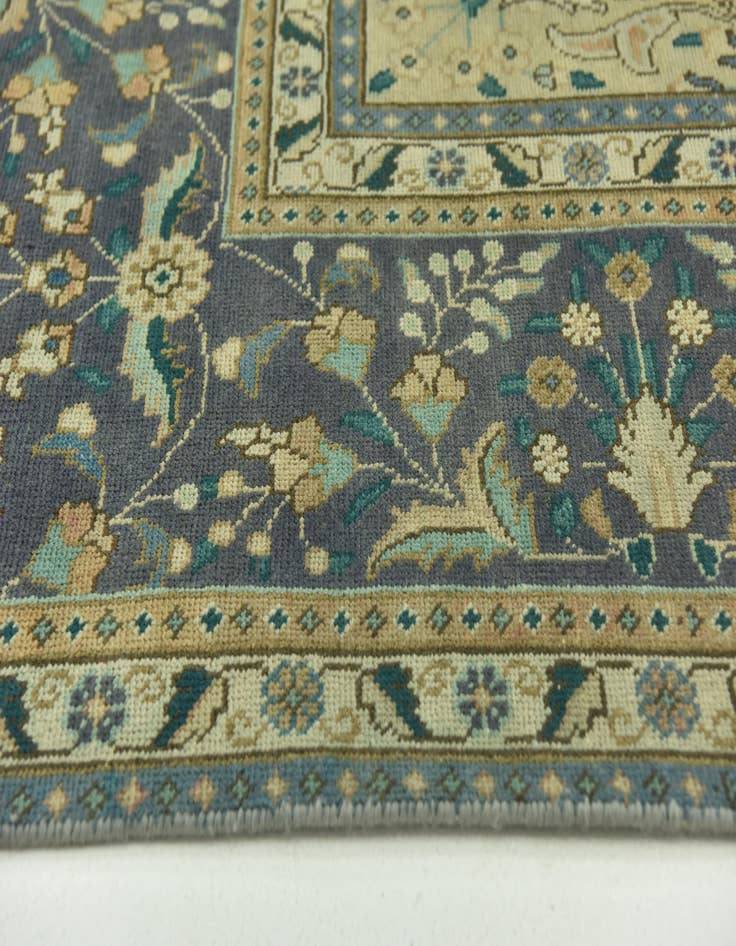 Detail image of 9' 7 x 13' Hand Knotted Ultra Vintage Persian Wool Rug