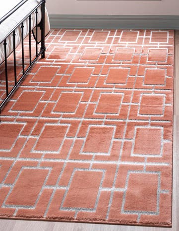 Coral Silver Marilyn Monroe™ Glam Deco Rug