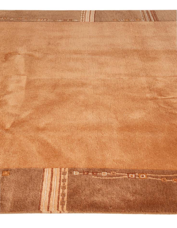 Detail image of 6' 8 x 6' 8  Hand Knotted Nepal Wool Square Rug