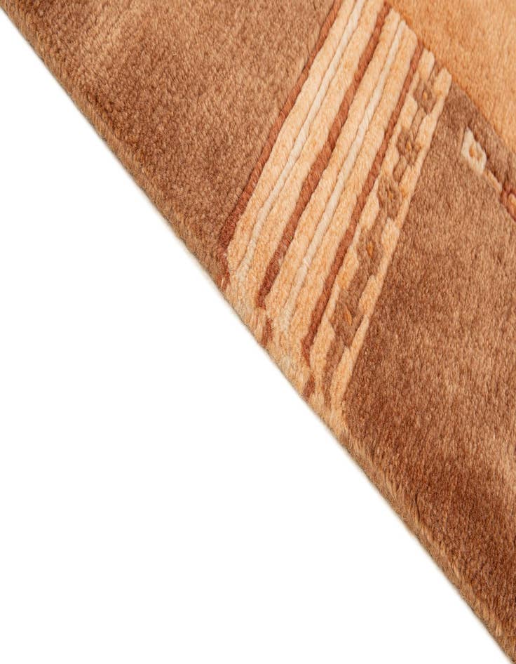 Detail image of 6' 8 x 6' 8  Hand Knotted Nepal Wool Square Rug