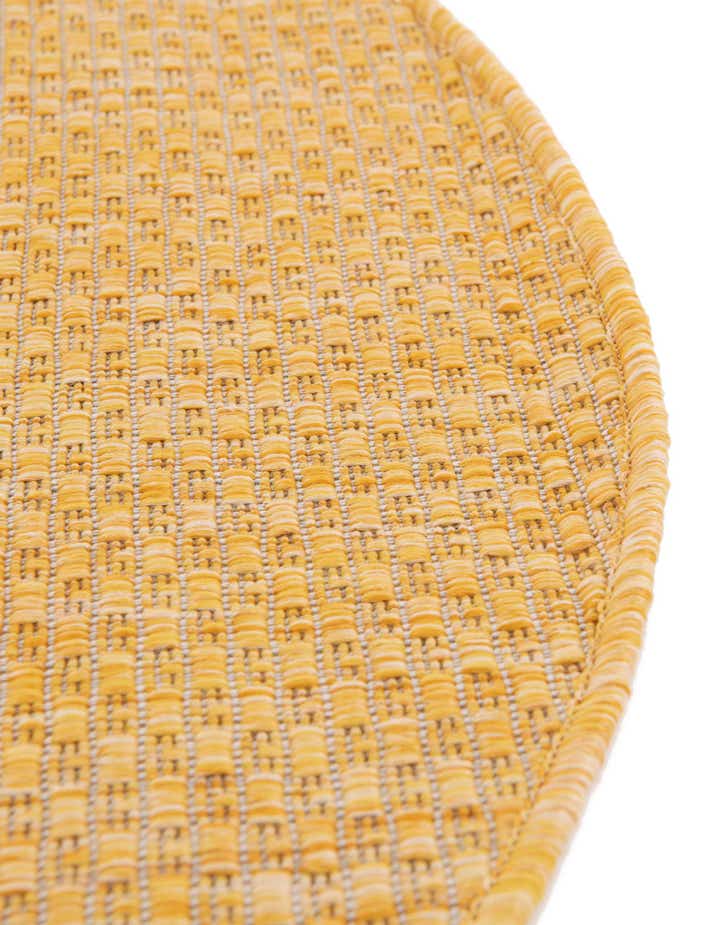 2' x 3' Easy-Clean Solid Indoor / Outdoor Oval Rug