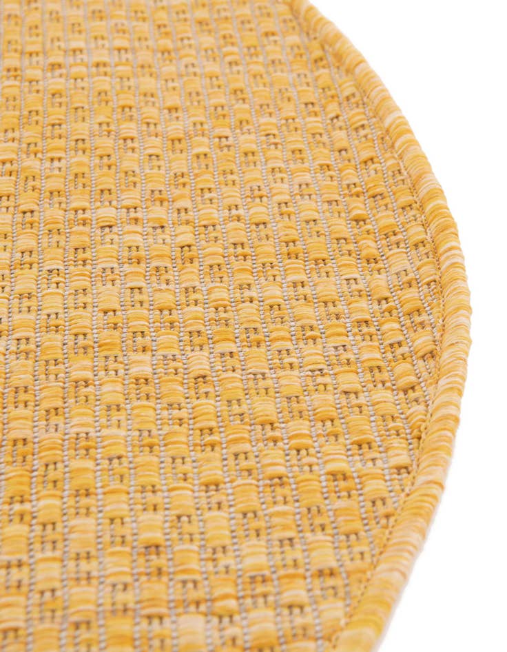 Detail image of 2' x 3' Easy-Clean Solid Indoor / Outdoor Oval Rug