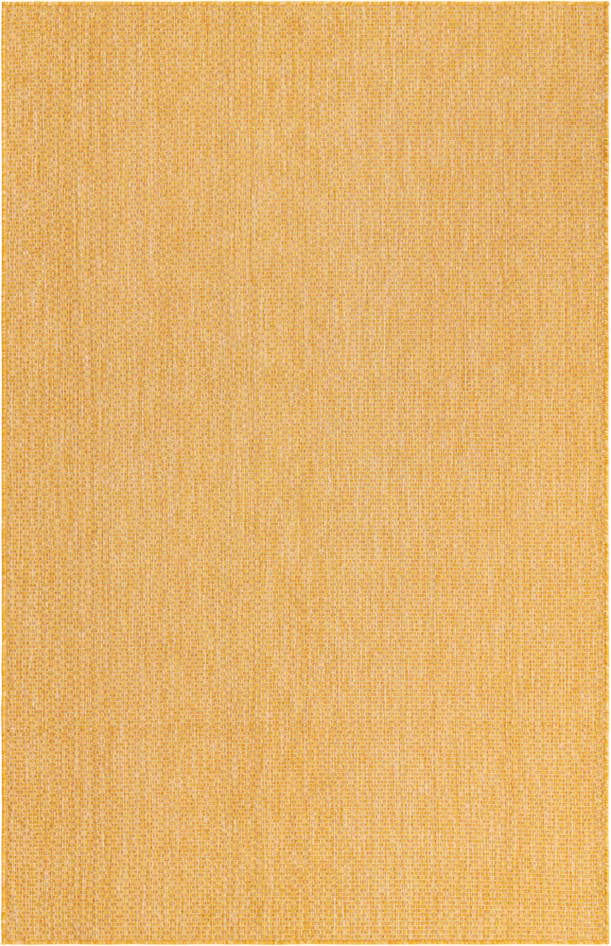 Detail image of 5' 3 x 8' Easy-Clean Solid Indoor / Outdoor Rug