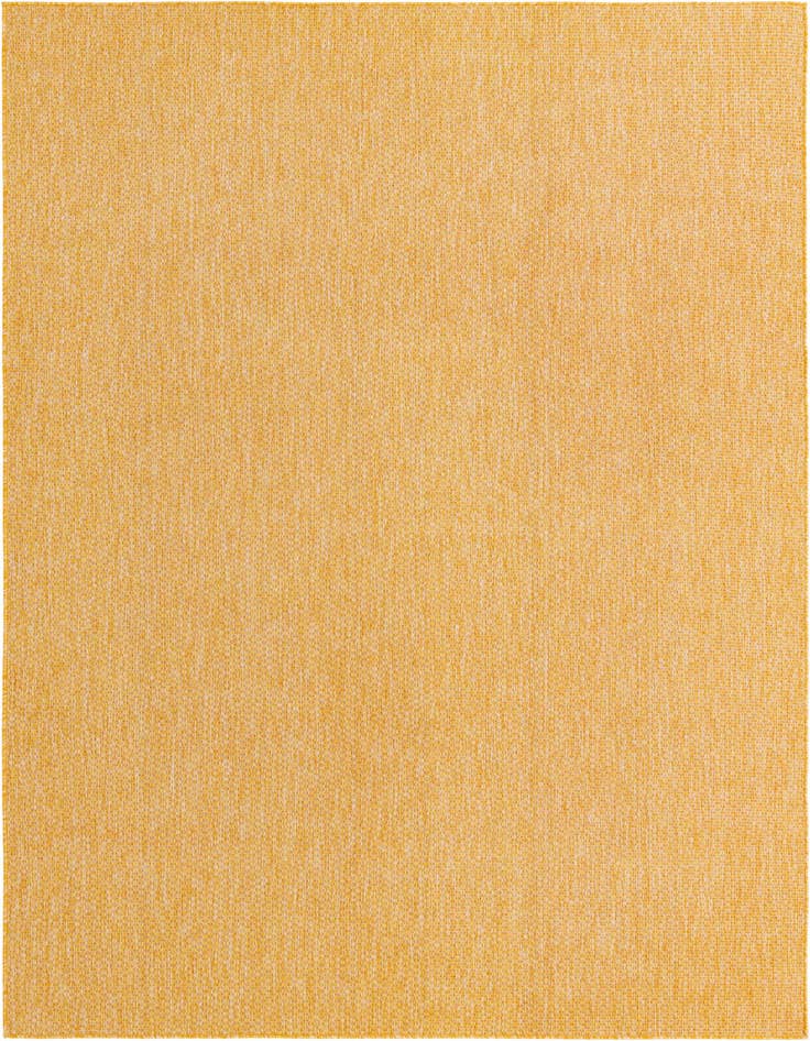 Detail image of 7' 10 x 11' Easy-Clean Solid Indoor / Outdoor Rug