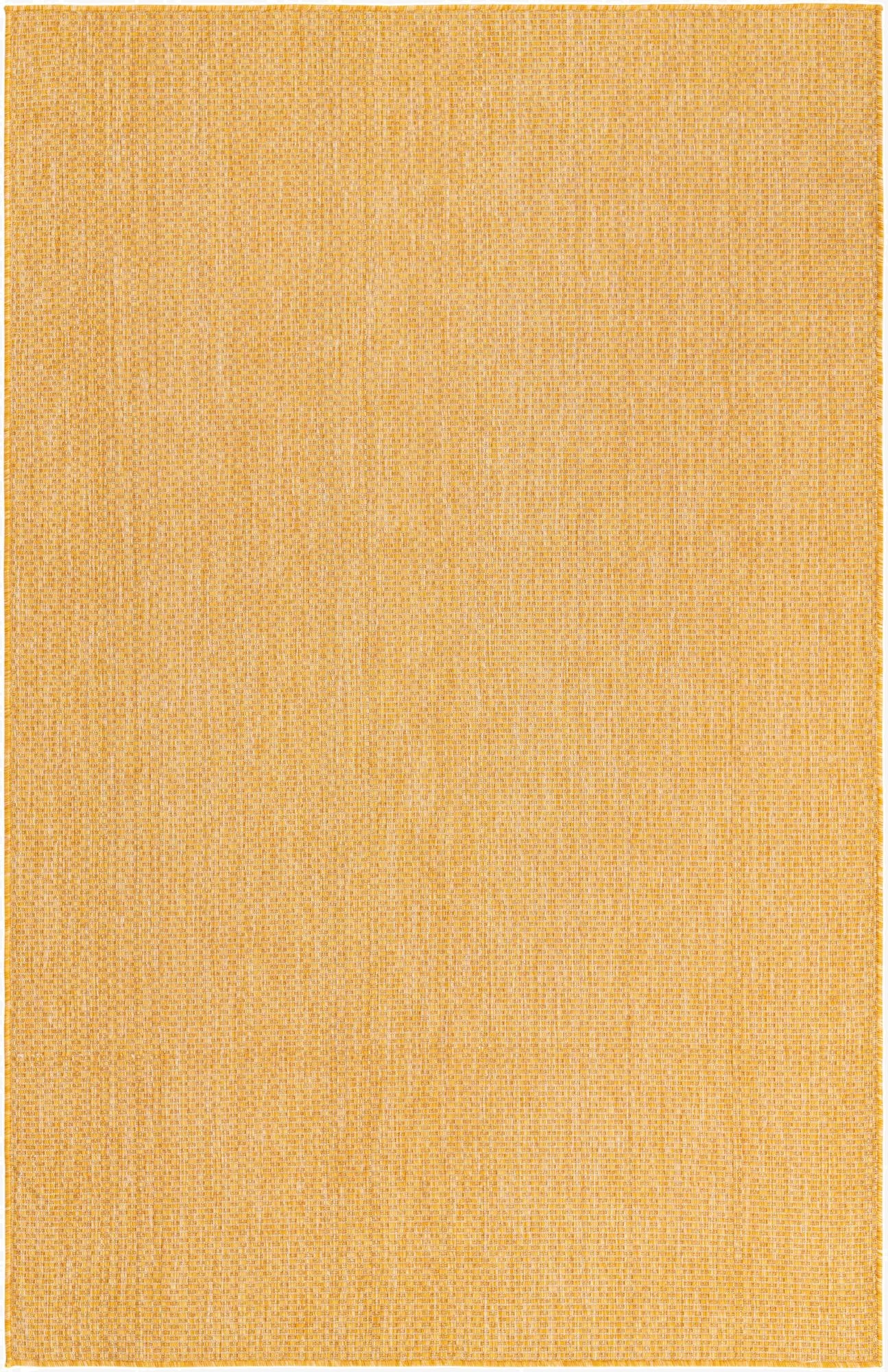 Primary image 5' 3 x 8'  Washable Solid Indoor / Outdoor Rug