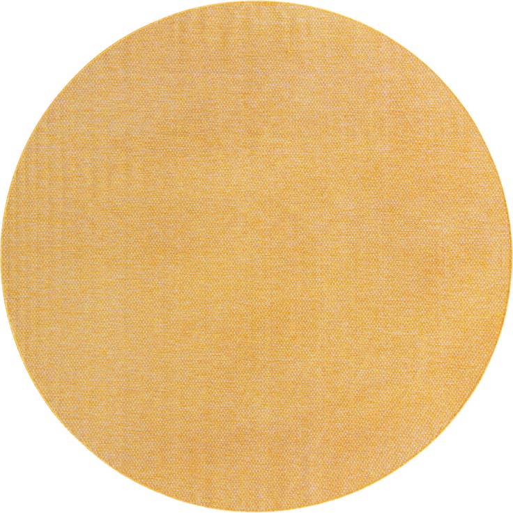 Detail image of 10' 8 x 10' 8 Easy-Clean Solid Indoor / Outdoor Round Rug