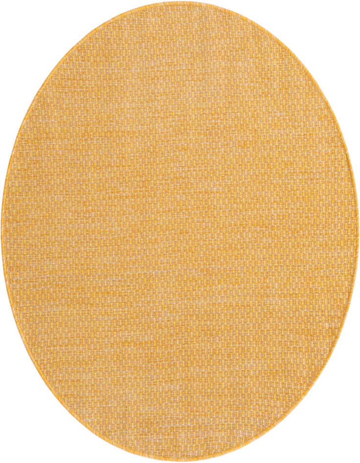 Detail image of 4' x 4' Easy-Clean Solid Indoor / Outdoor Round Rug