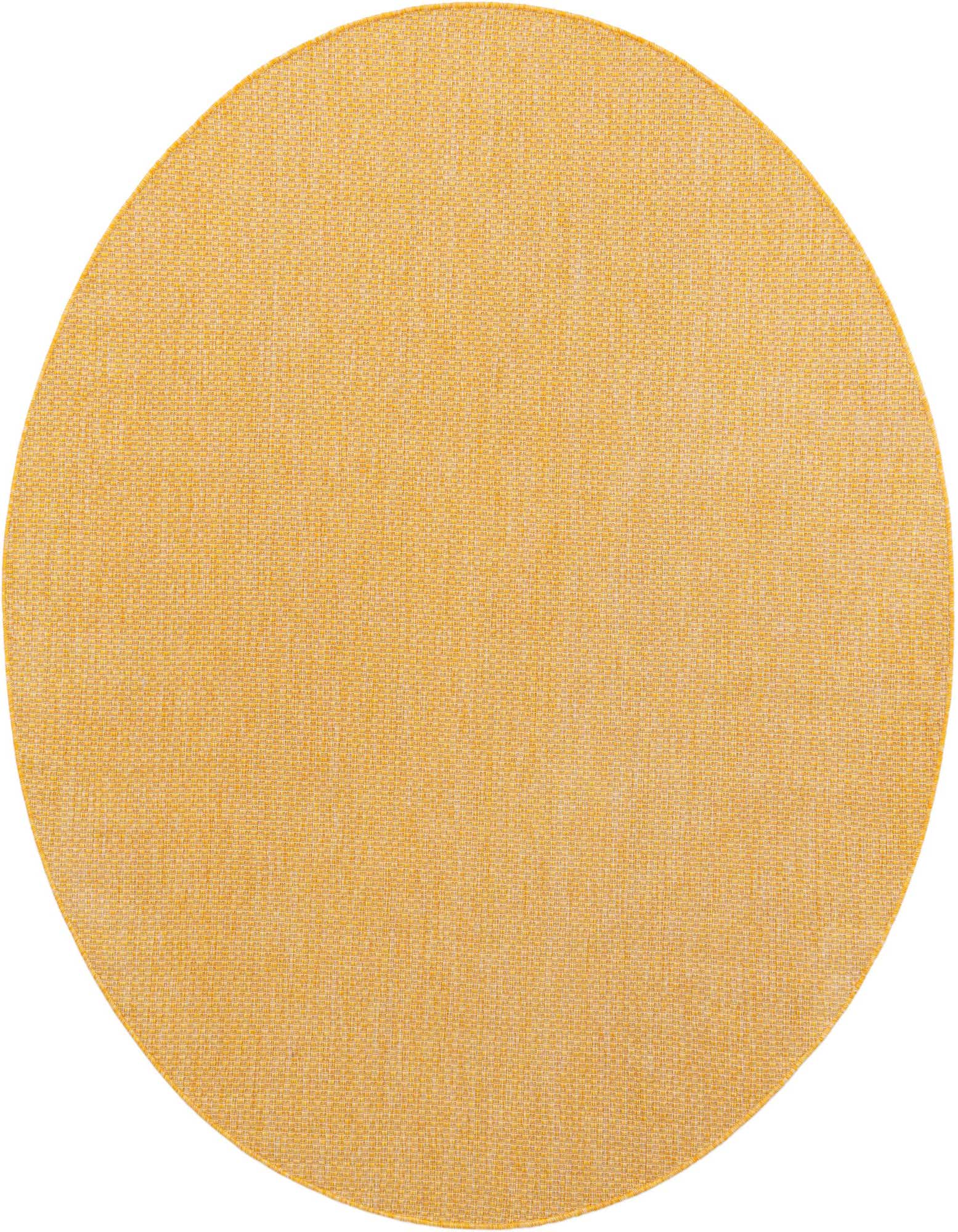 7' 10 x 7' 10 Easy-Clean Solid Indoor / Outdoor Round Rug