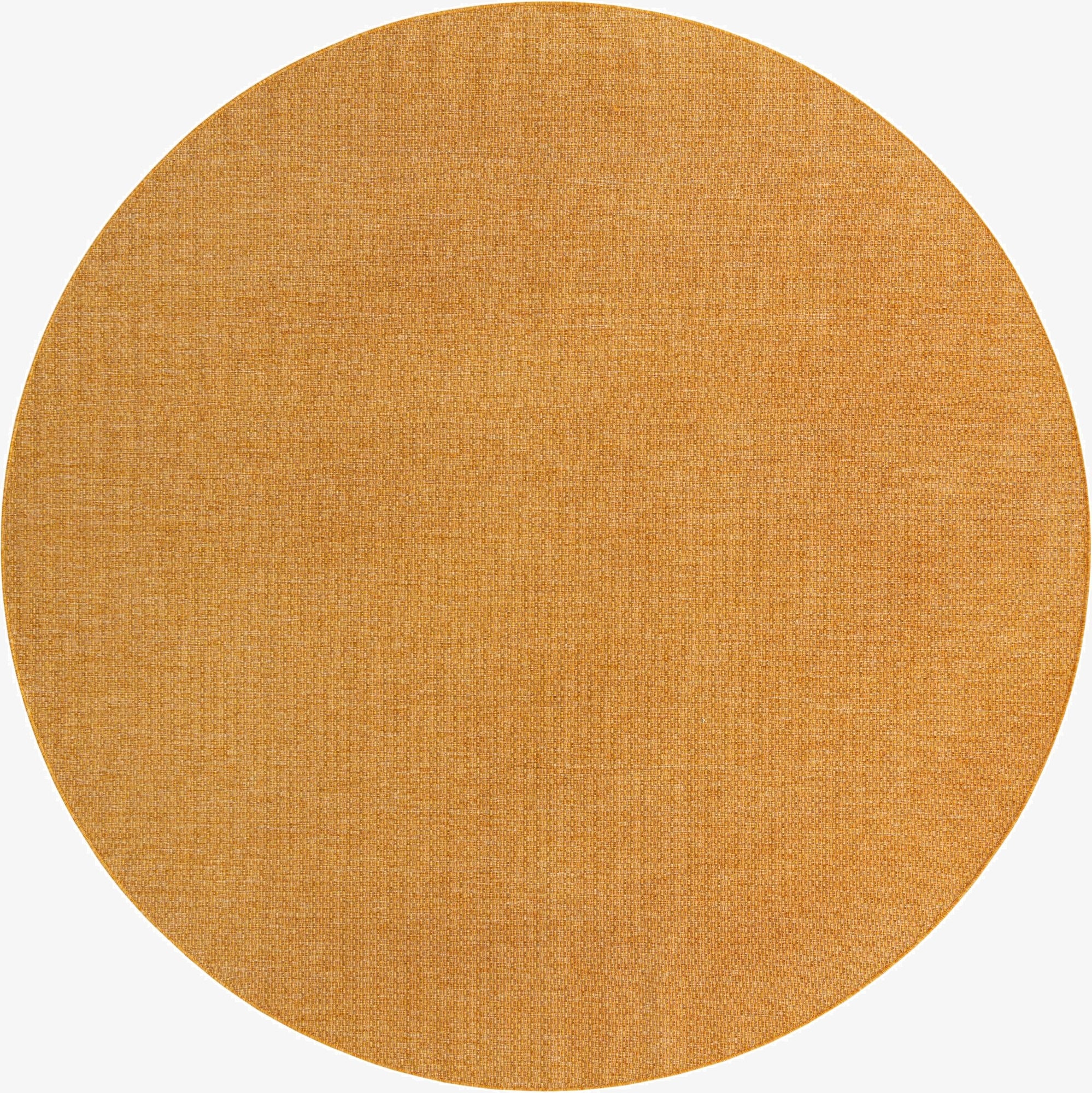 10' 8 x 10' 8  Washable Solid Indoor / Outdoor Round Rug