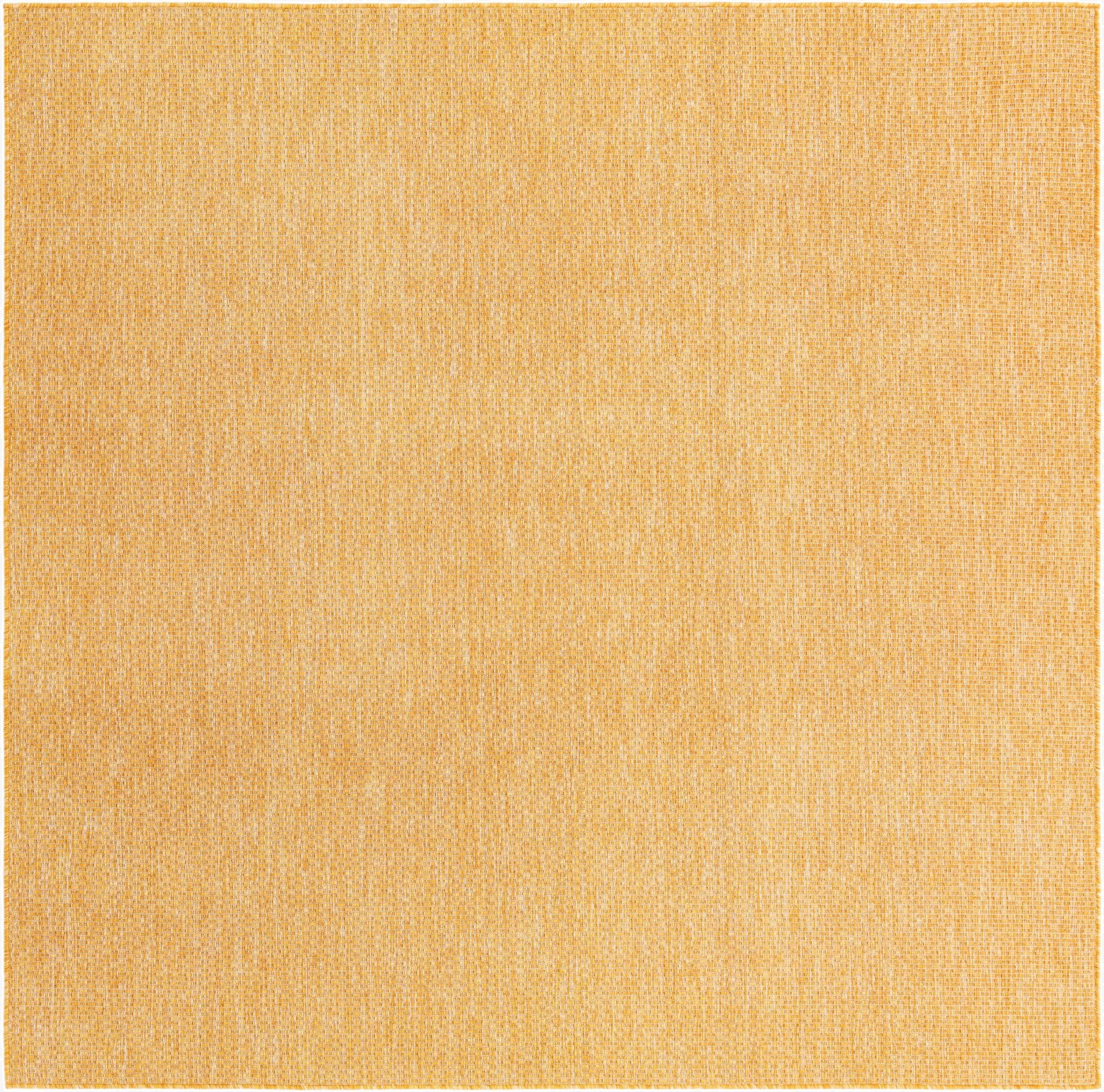 7' 10 x 7' 10  Washable Solid Indoor / Outdoor Square Rug