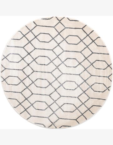 5' 3 x 5' 3 Cowley · Trellis rug