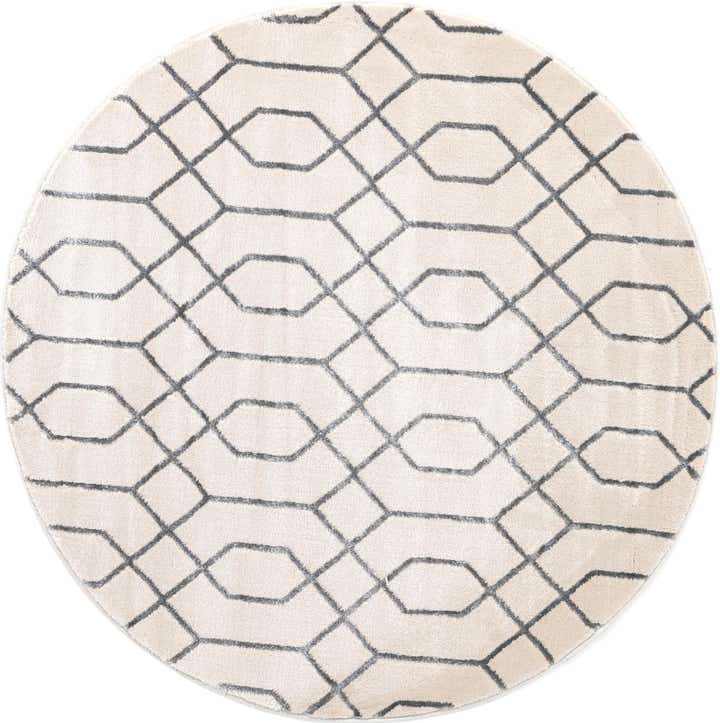 5' 3 x 5' 3 Cowley · Trellis rug