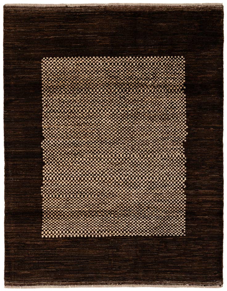 Detail image of 4' x 5' 9 Hand Knotted Darya Wool Rug