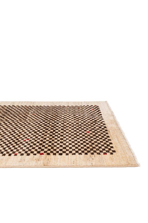 Detail image of 3' 9 x 6' Hand Knotted Darya Wool Rug