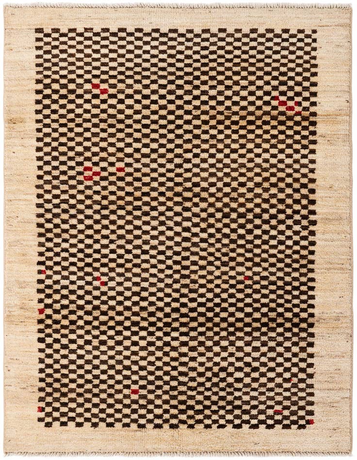Detail image of 3' 9 x 6' Hand Knotted Darya Wool Rug