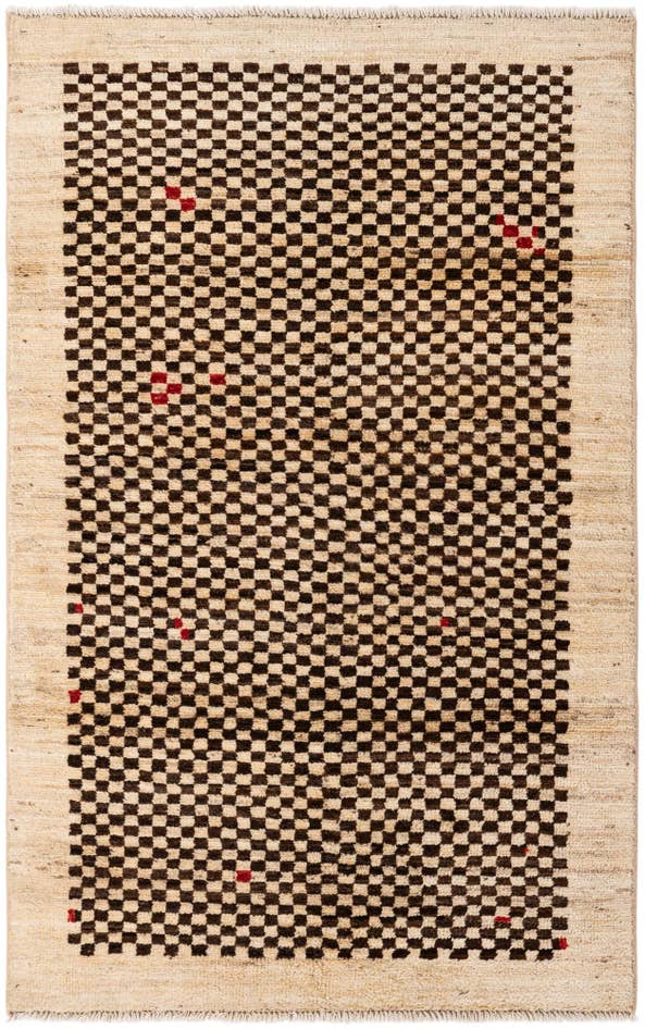 Detail image of 3' 9 x 6' Hand Knotted Darya Wool Rug