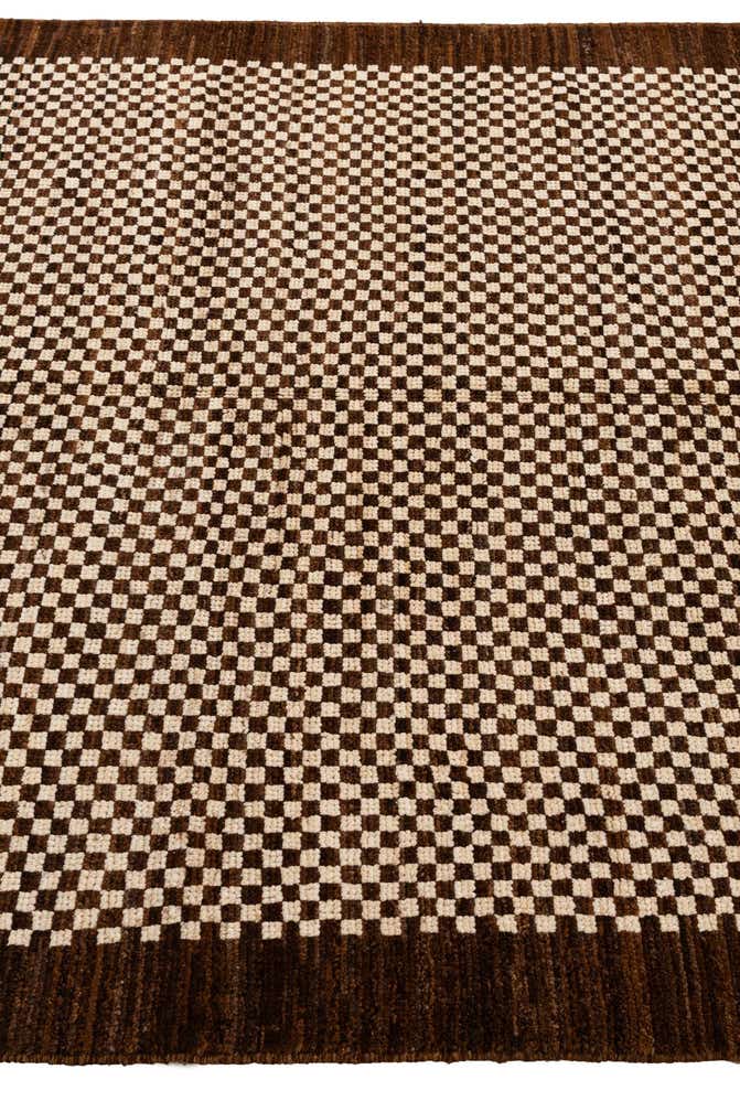 4' 10 x 6' 8 Hand Knotted Moroccan Wool Rug