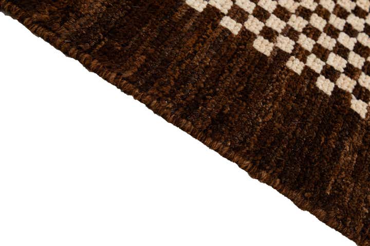 4' 10 x 6' 8 Hand Knotted Moroccan Wool Rug