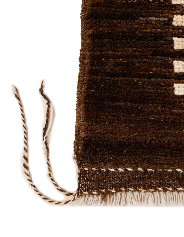 Detail image of 4' 10 x 6' 8  Hand Knotted Moroccan Wool Rug