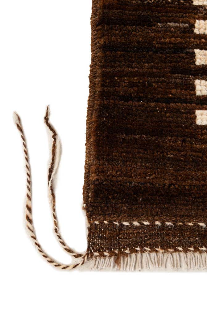 4' 10 x 6' 8 Hand Knotted Moroccan Wool Rug