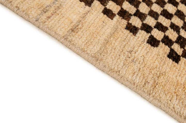 4' 11 x 6' 4 Hand Knotted Moroccan Wool Rug