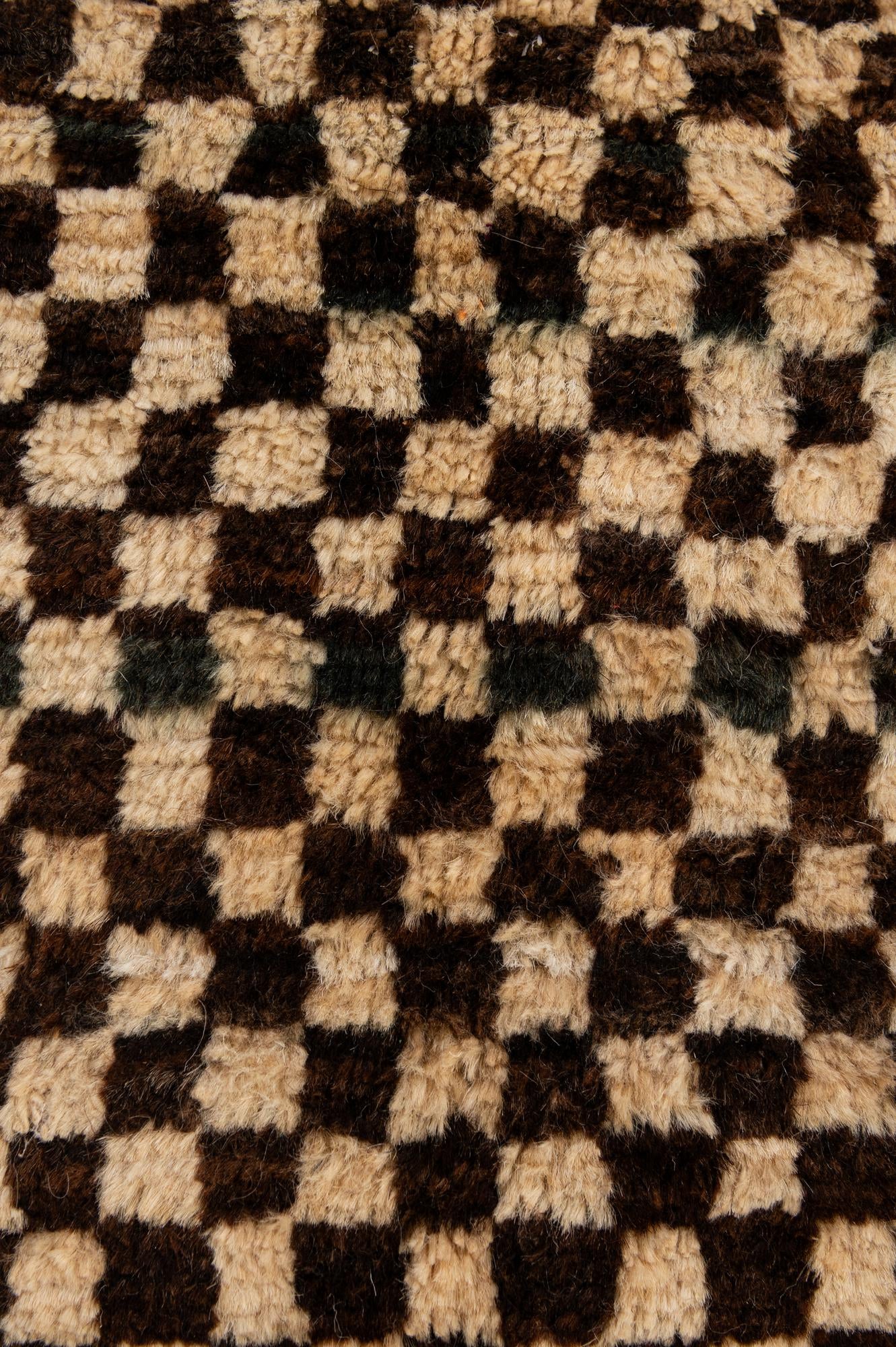4' 11 x 6' 4 Hand Knotted Moroccan Wool Rug
