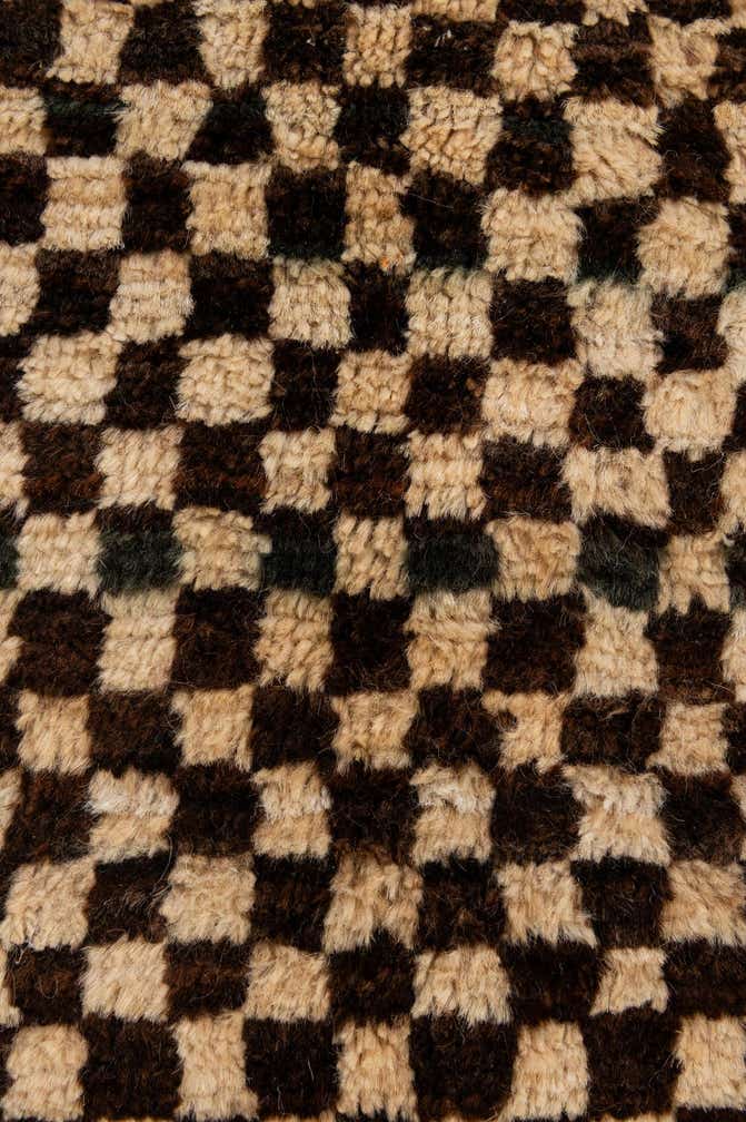 4' 11 x 6' 4 Hand Knotted Moroccan Wool Rug