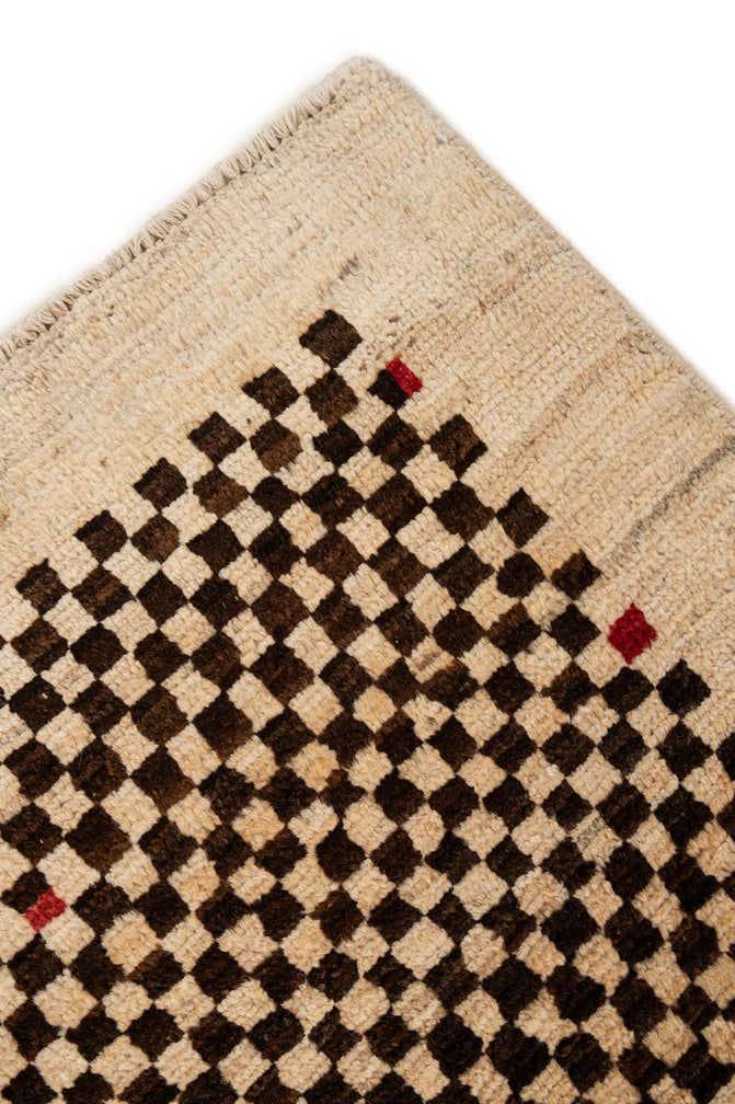 4' 11 x 6' 4 Hand Knotted Moroccan Wool Rug