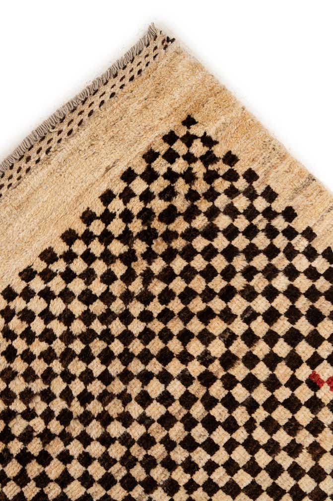 5' 8 x 8' Hand Knotted Moroccan Wool Rug