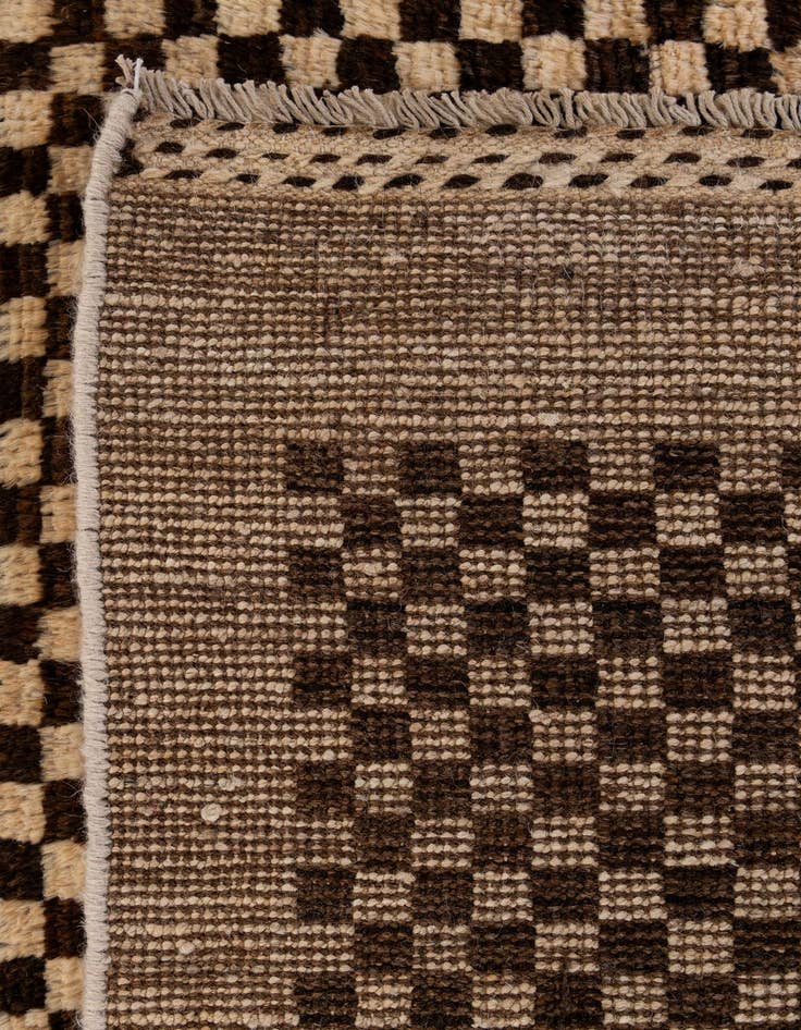 Detail image of 5' 8 x 8'  Hand Knotted Moroccan Wool Rug