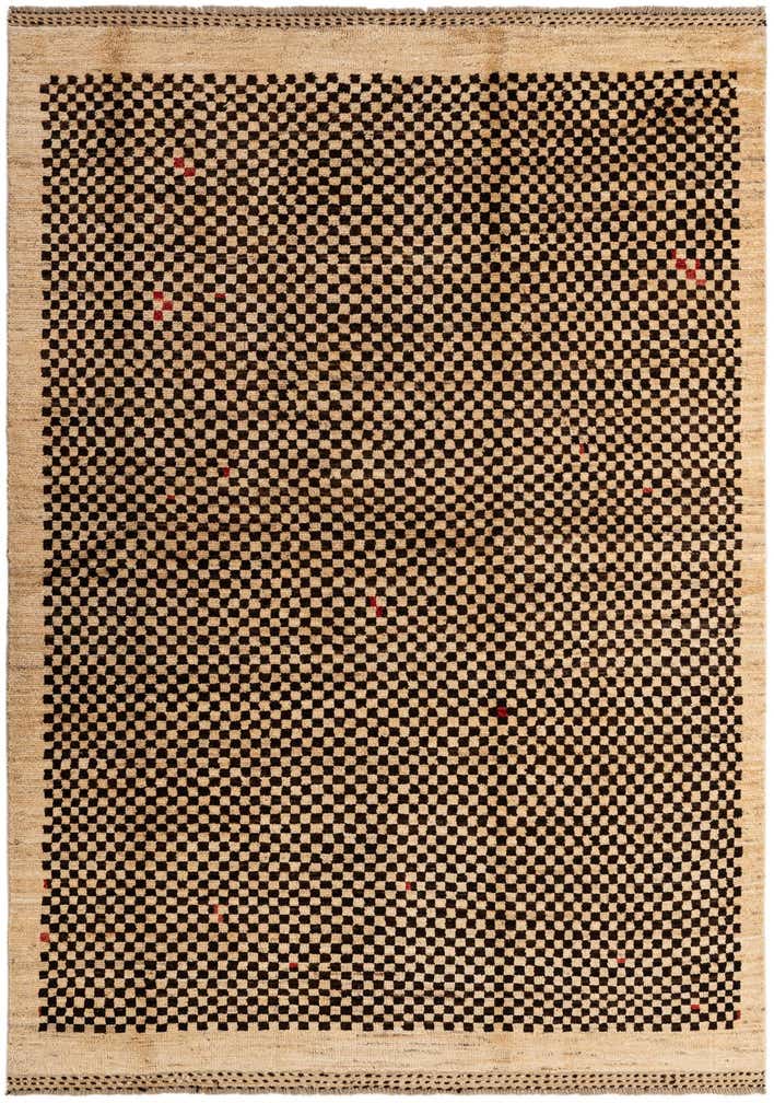 5' 8 x 8' Hand Knotted Moroccan Wool Rug