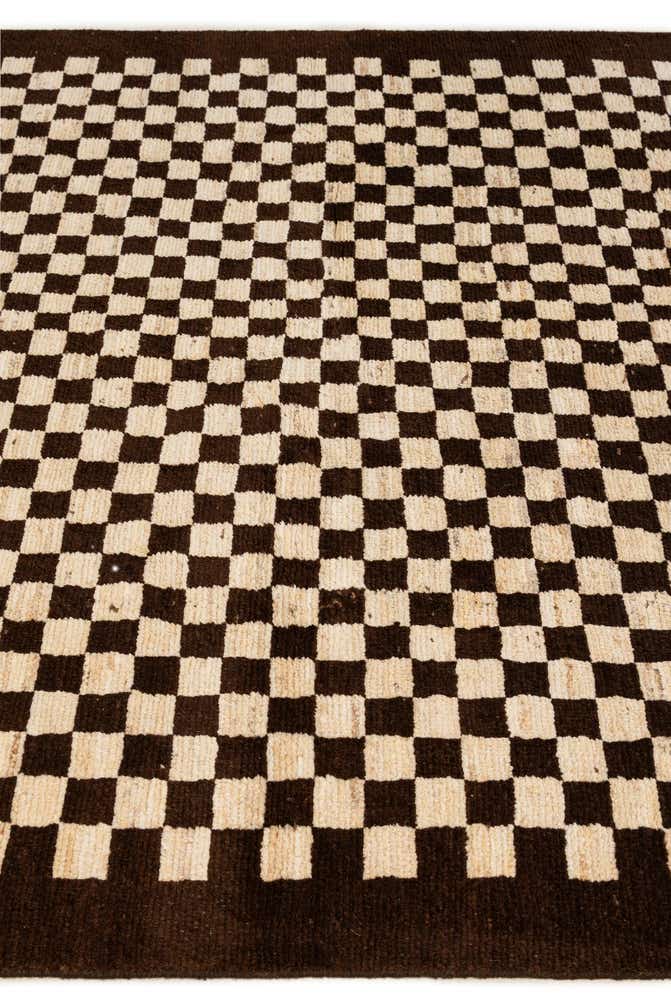 5' 7 x 7' 9 Hand Knotted Moroccan Wool Rug