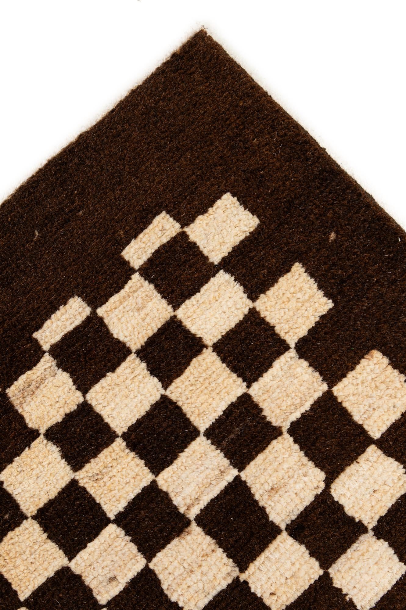 5' 7 x 7' 9 Hand Knotted Moroccan Wool Rug