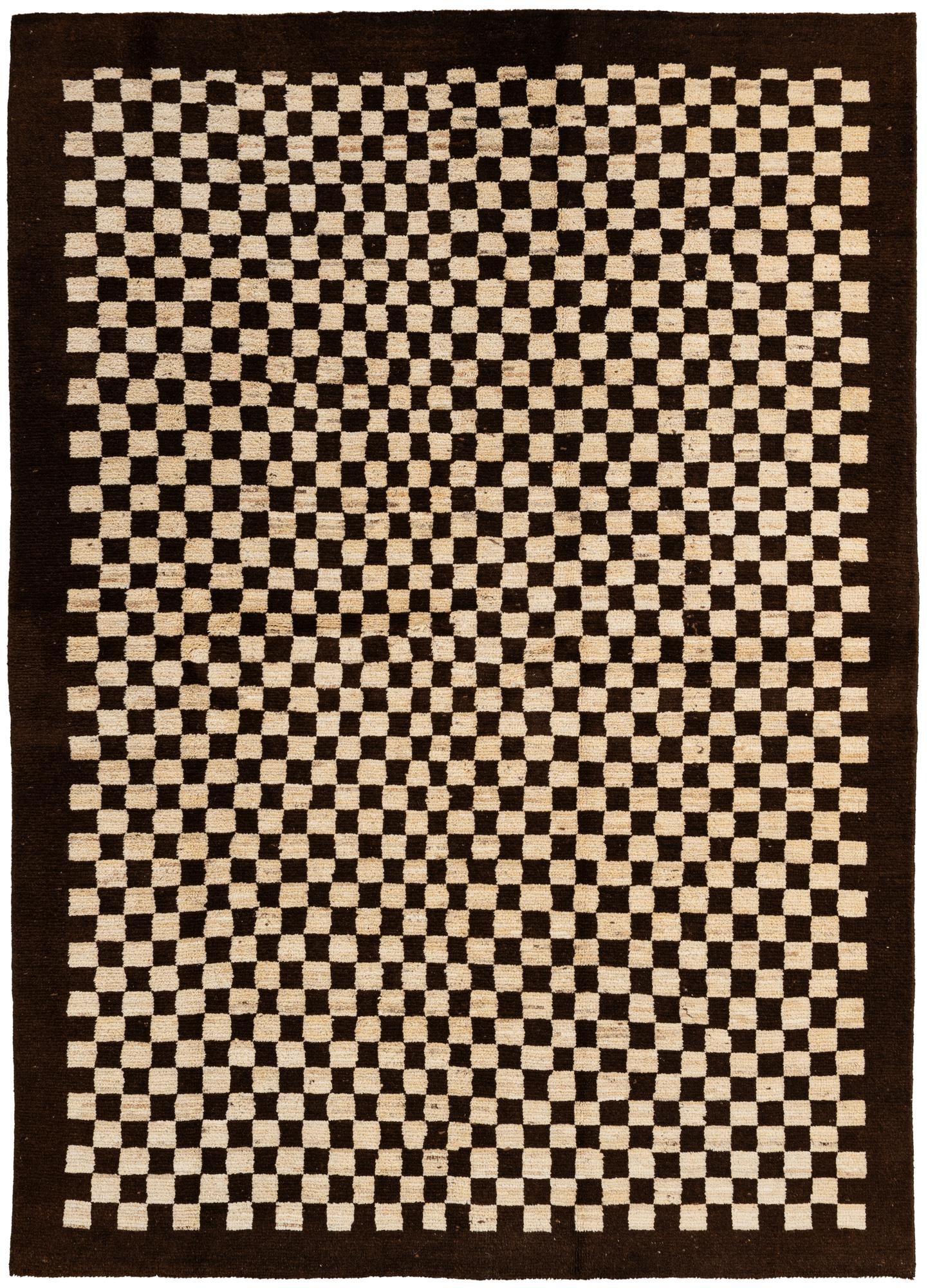 5' 7 x 7' 9 Hand Knotted Moroccan Wool Rug