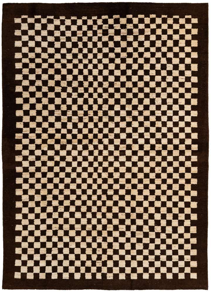 5' 7 x 7' 9 Hand Knotted Moroccan Wool Rug