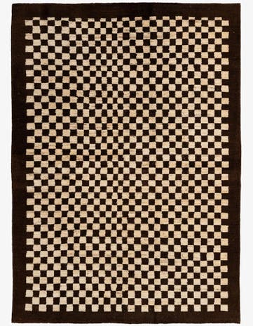 5' 7 x 7' 9 Hand Knotted Moroccan Wool Rug