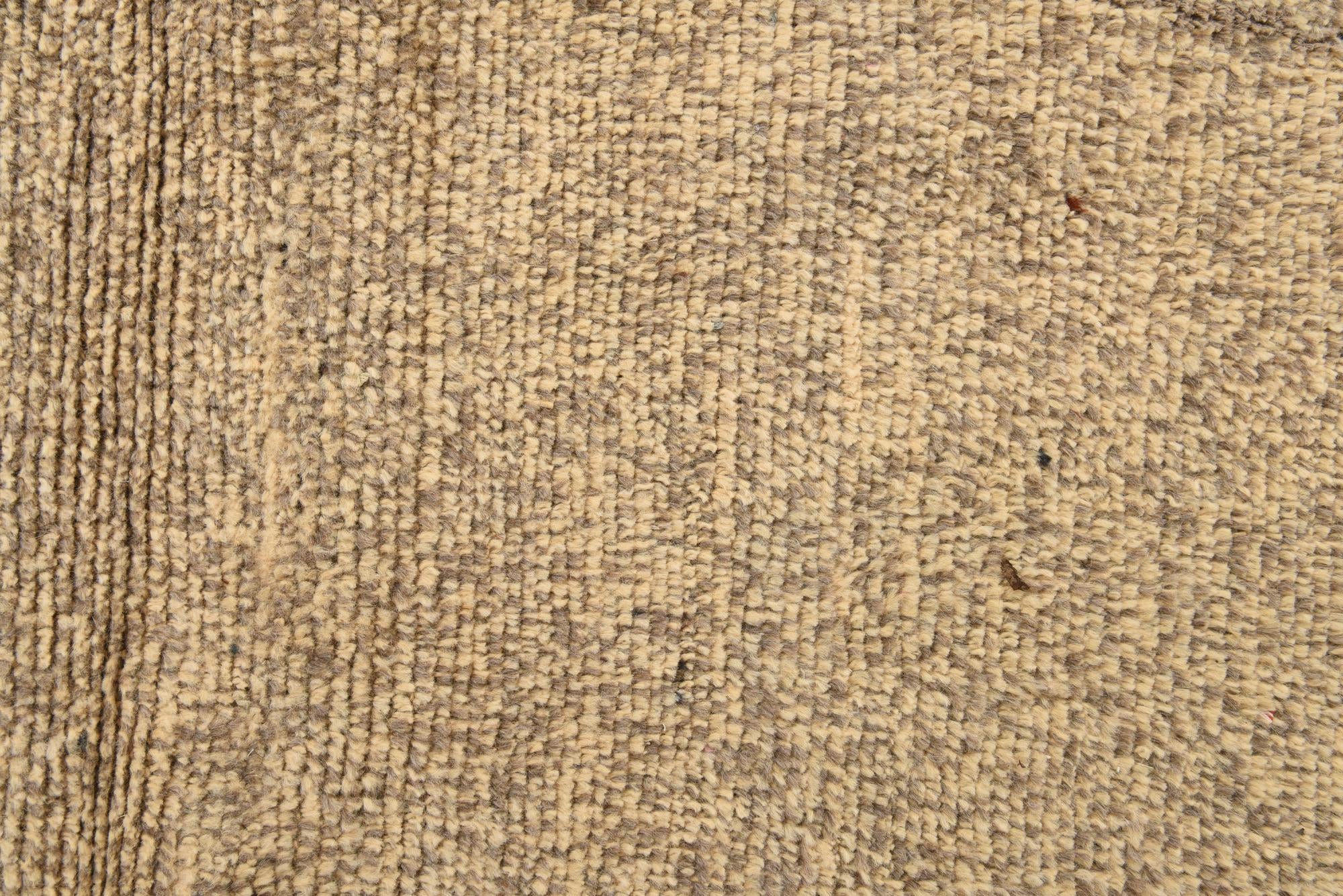 9' x 12' 7 Hand Knotted Moroccan Wool Rug