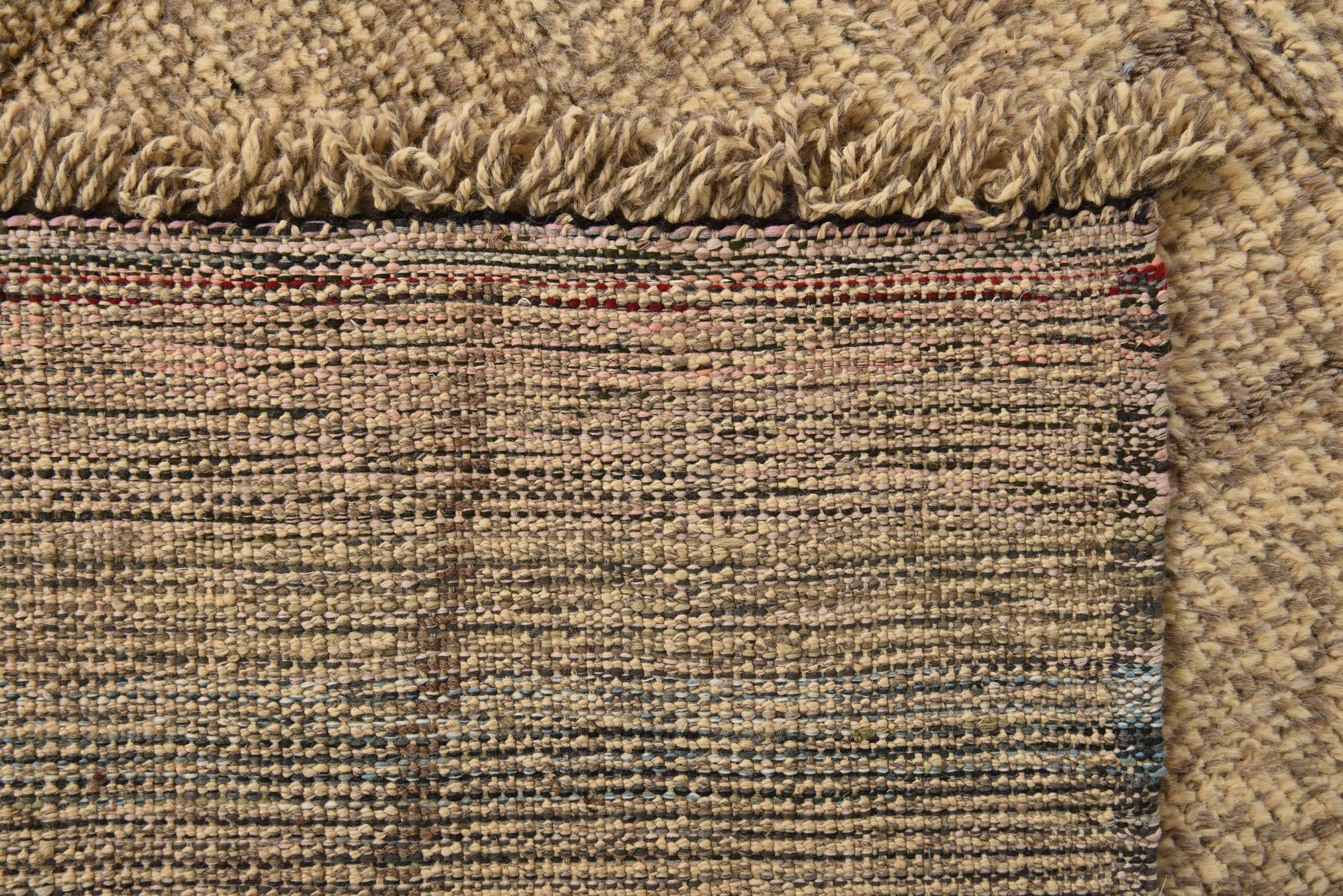 9' x 12' 7 Hand Knotted Moroccan Wool Rug